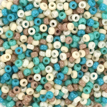 Miyuki 11 Round Seed Bead, Mix - Tropical, 22 grams