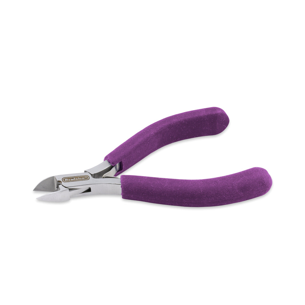 Beadalon Designer Series Pliers Kit, Purple Vinyl-Free Grips, 4 pc with Zip Pouch