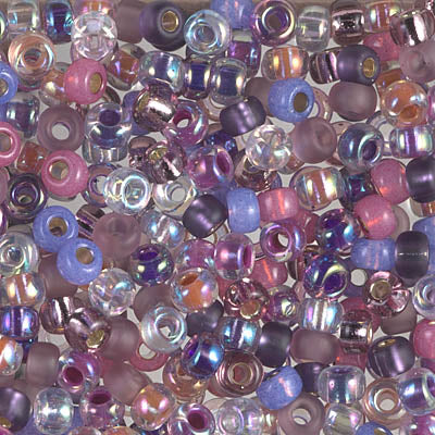 6/0 Miyuki Seed Beads, Mix - Passionflower, 22 grams