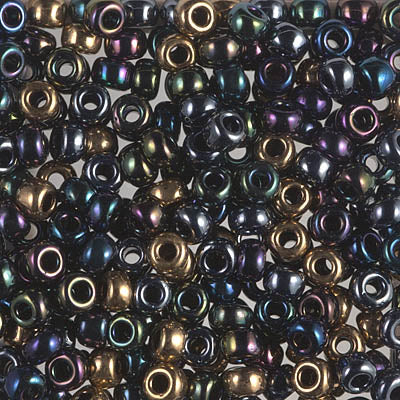 6/0 Miyuki Seed Beads, Mix - Metallic Rain, 22 grams