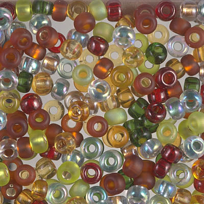 6/0 Miyuki Seed Beads, Mix - Good Earth, 22 grams