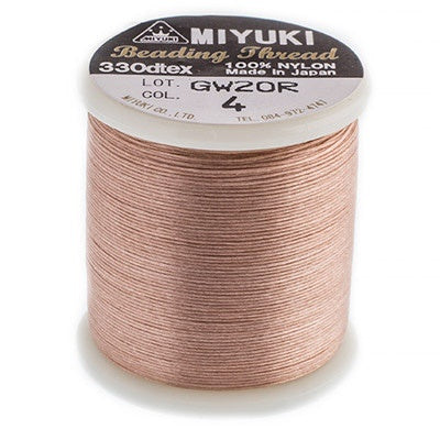 Blush Miyuki Nylon Beading Thread B, 50 meters