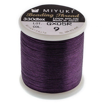 Purple Miyuki Nylon Beading Thread B, 50 meters