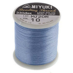 Lt Blue Miyuki Nylon Beading Thread B, 50 meters