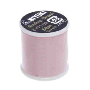 Lt Pink Miyuki Nylon Beading Thread B, 50 meters