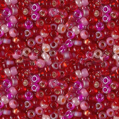 Miyuki 8 Round Seed Bead, Mix - Love Potion, 22 grams