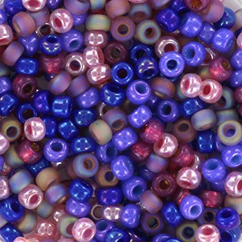 Miyuki 8 Round Seed Bead, Mix - Happy, 22 grams