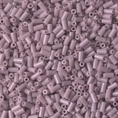 Miyuki 3mm (#1) Bugle Beads, Opaque Mauve , BGL1-410, 8.5 grams