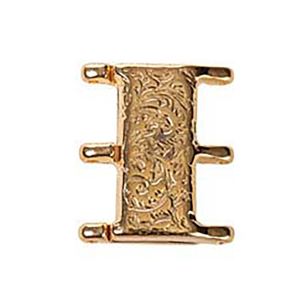 Nisida III, 8/0 Magnetic Clasp Gold Plate, 1 piece