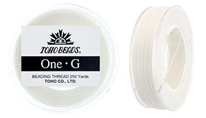 Toho One-G Nylon Beading Thread, Mint Green (50 Yard Spool) — Beadaholique