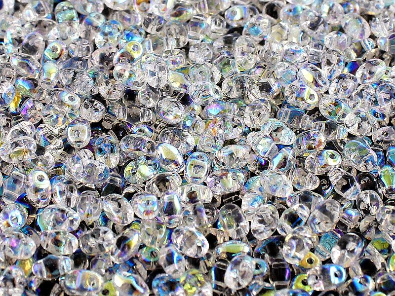 MiniDuo Beads, Crystal AB, MSD0003-28701, 8 grams