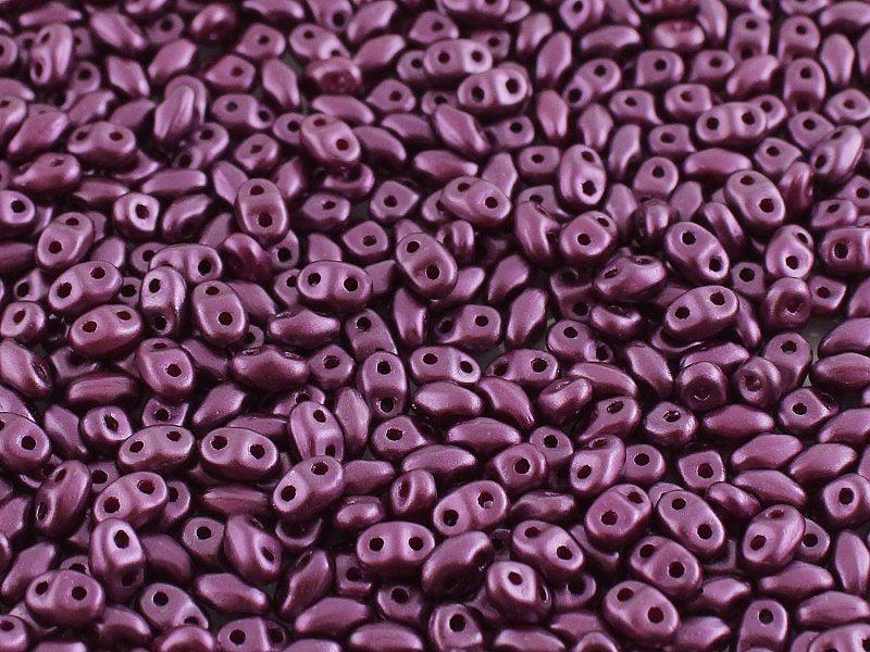 MiniDuo Beads, Pastel Bordeaux, MSD25032, 8 grams