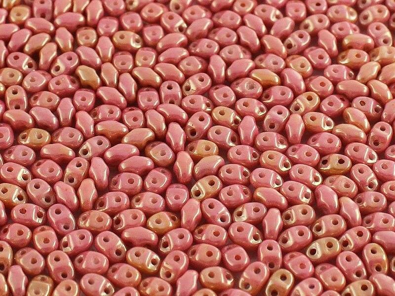 MiniDuo Beads, Red Lustre, MSD0300-14495, 8 grams