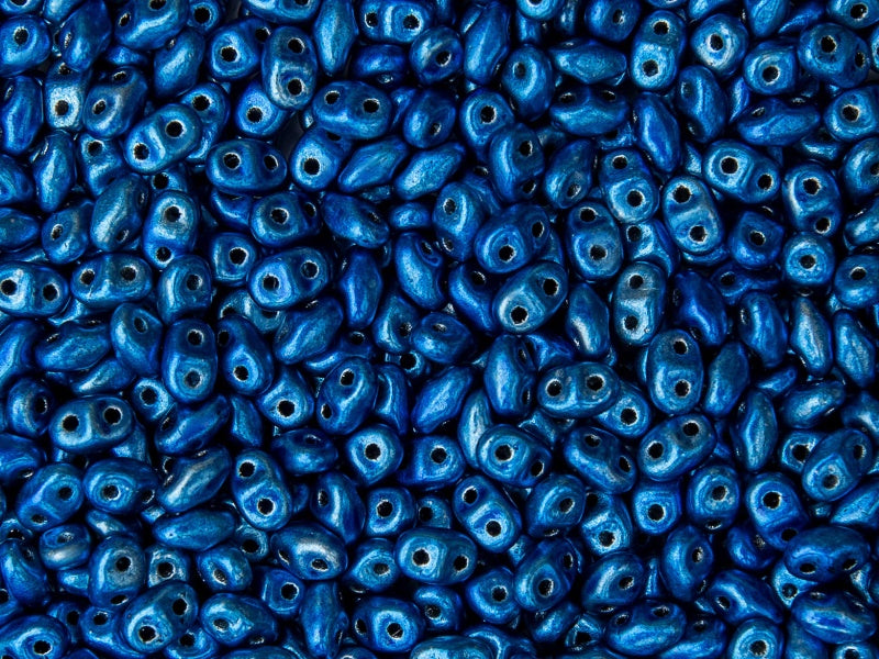 MiniDuo Beads, Metalust Crown Blue, MSD2398-24203, 8 grams