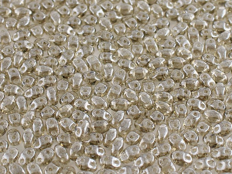 MiniDuo Beads, Smoke Grey Luster, MSD4002-14400, 8 grams