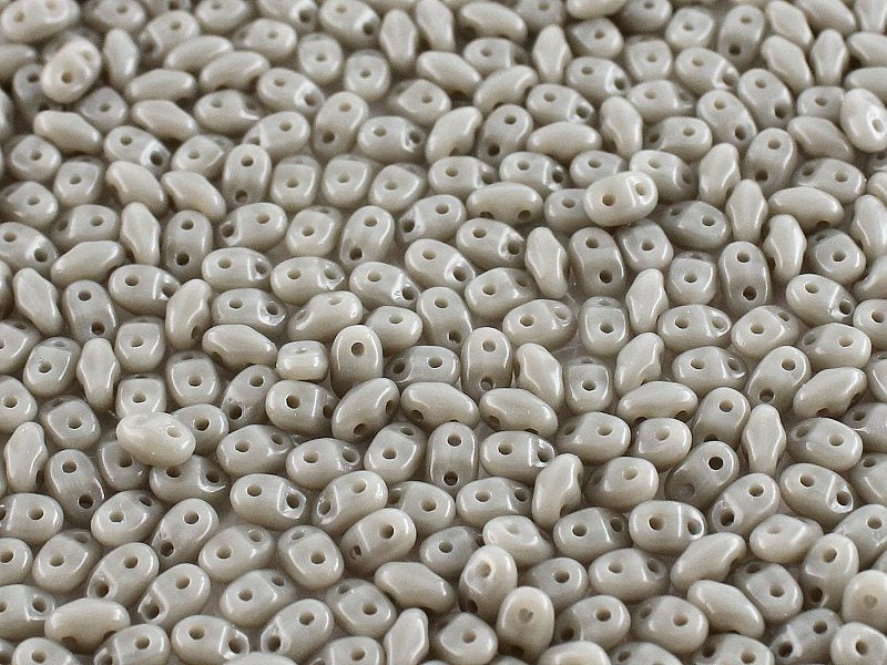 MiniDuo Beads, Opaque Grey, MSD4302, 8 grams