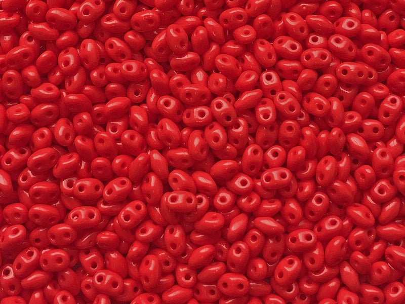 MiniDuo Beads, Coral Red, MSD9320, 8 grams