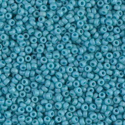 Toho CUBE Seed Beads 2mm OPAQUE BLUE TURQUIOSE