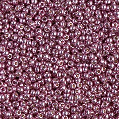 Miyuki 11 Round Seed Bead, 11-1385, Dyed Opaque Carnation Pink