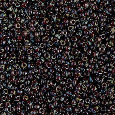 3 Colors - Miyuki Seed Beads Size 8/0 Picasso Seafoam, Montana, Brwn-Tan  22GM ea
