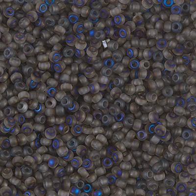 Miyuki 11 Round Seed Bead, 11-401F, Matte Black