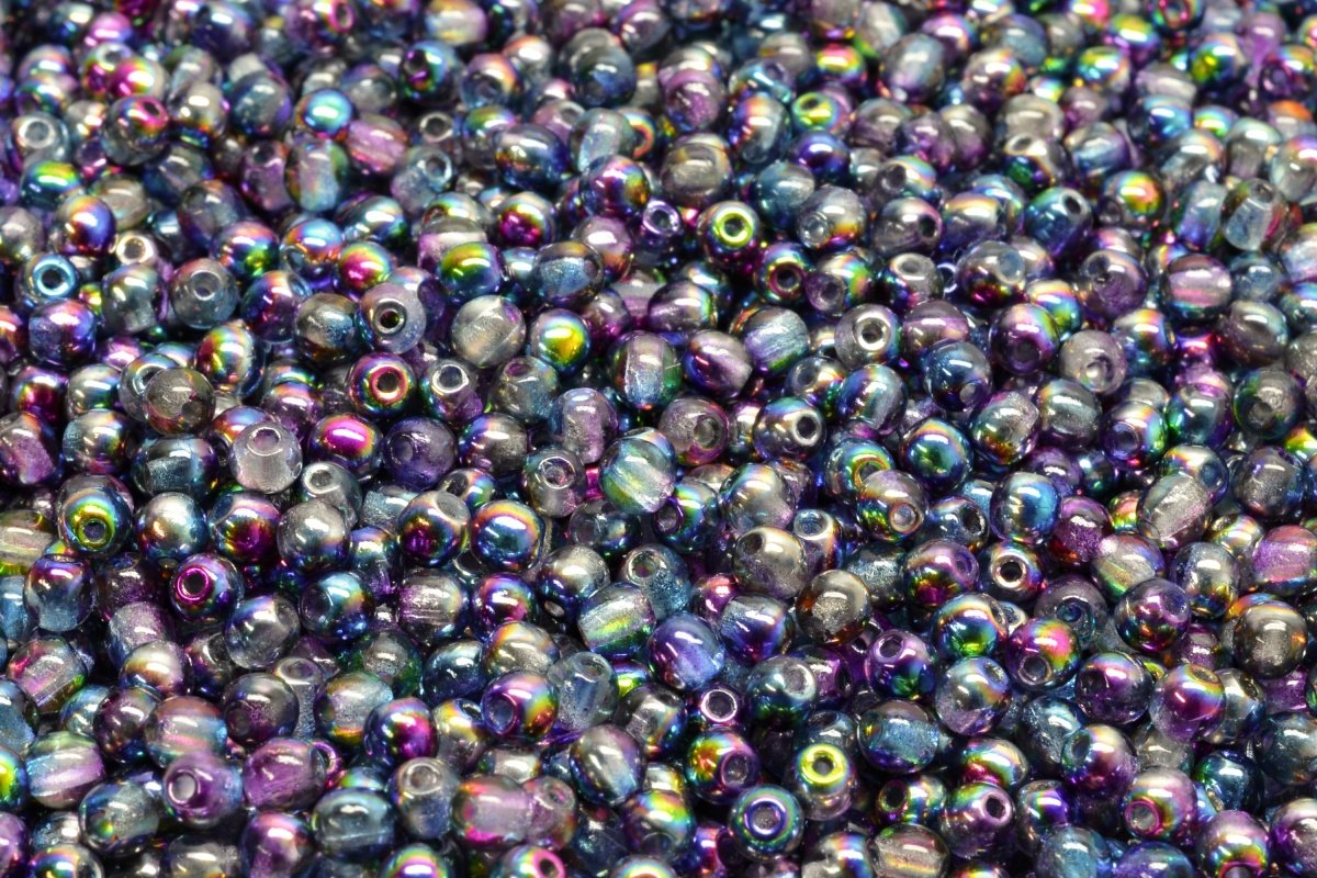 50 6mm Round Glass Beads Czech Glass Beads 6mm Druk Opaque Seafoam