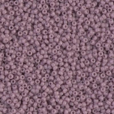 Miyuki 15/0 Round Seed Bead, 15-410, Opaque Mauve