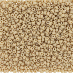 Miyuki 15/0 Round Seed Bead, 15-401F, Matte Black