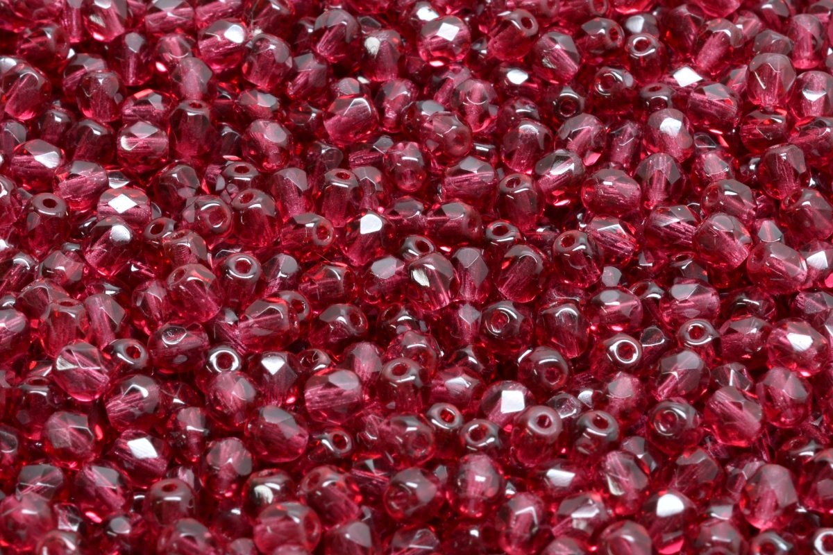  Fuchsia Series Glass Seed Beads, 4mm Glass Seed Bead