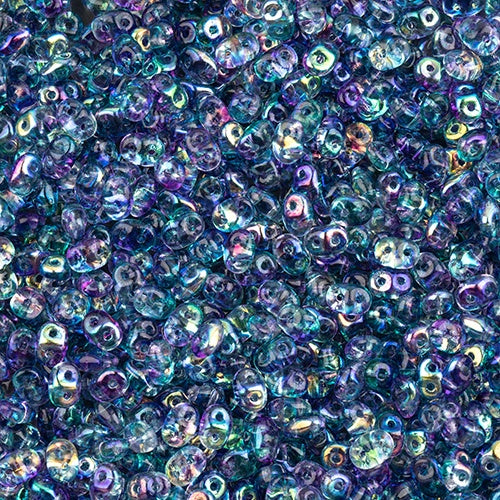 Superduo, Crystal Summer Rainbow Light Blue, SD0003-48123, 8 grams