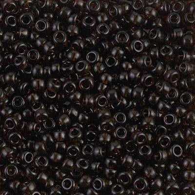 8/0 Opaque Colours Round Glass Seed Beads, Black, Size: about 3mm