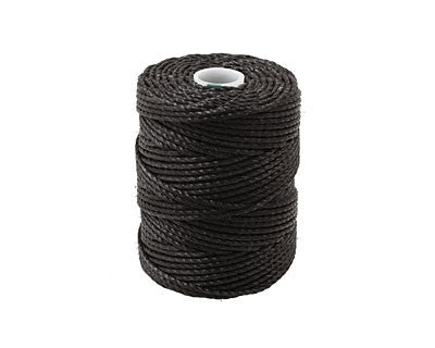 Black C-Lon Tex 400 Cord (36 Yard Spool) | Barrel of Beads