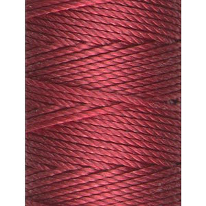 C-Lon Tex 400 Heavy Weight Bead Cord, Red Hot ,1.0mm, 36 Yard Spool