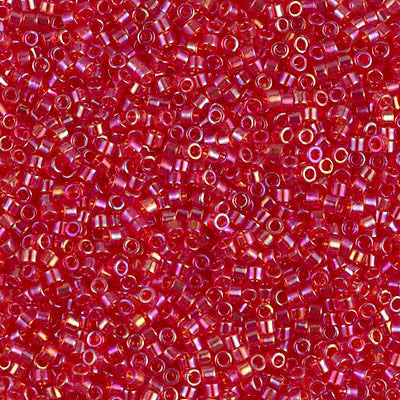 Miyuki Delica Seed Bead 11/0 Mix Opaque Rainbow AB 7g Tube (MIX44)