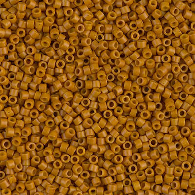 Miyuki Delica Seed Bead 11/0 Opaque Black, Size: 3 Grams