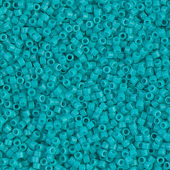 DB0797 – 11/0 Miyuki Delica Beads, Frosted Opaque Hunter Green