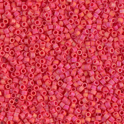 miyuki delica's 11/0 opaque red - beads 