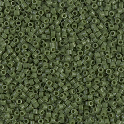 Opaque Avocado 11/0 Delica Beads db1135 (7.2 Grams) - Off the Beaded Path