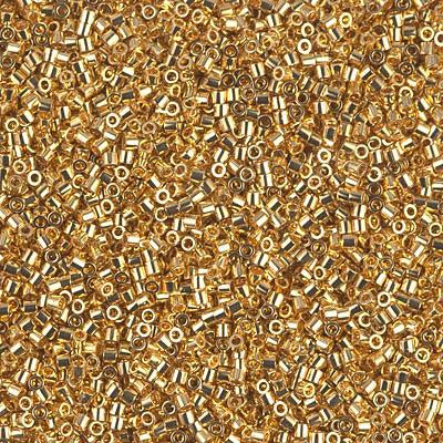 Miyuki ROUND 15/0 Seed Beads 24KT GOLD PLATED (5 grams tube)