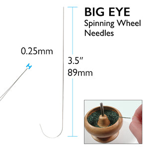 Big Eye Curved Bead Spinner Needle - Capital City Beads