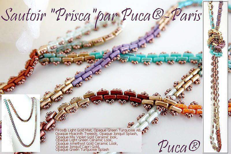 Lipsi Par Puca, Opaque Aqua Collection, 5g 36 Beads, Don't Forget Your 2  Free Patterns, 8 Colors to Choos From 