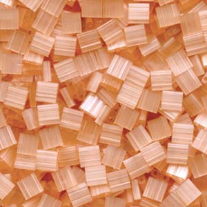 Miyuki Tila Bead, TL-2555, Light Peach Silk Satin, 5 grams