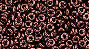 Toho Demi Round 8/0 Seed Bead, Metallic Hematite, TN-08-81