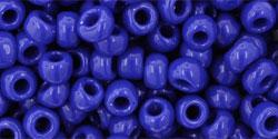 Toho 6/0 Round Japanese Seed Bead, TR6-48, Opaque Navy Blue